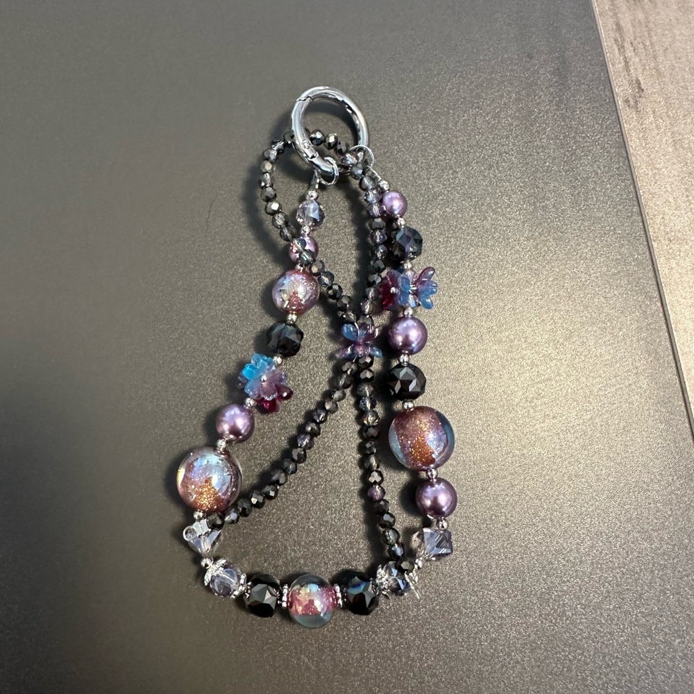Key Chain Wristlet Purple NWT